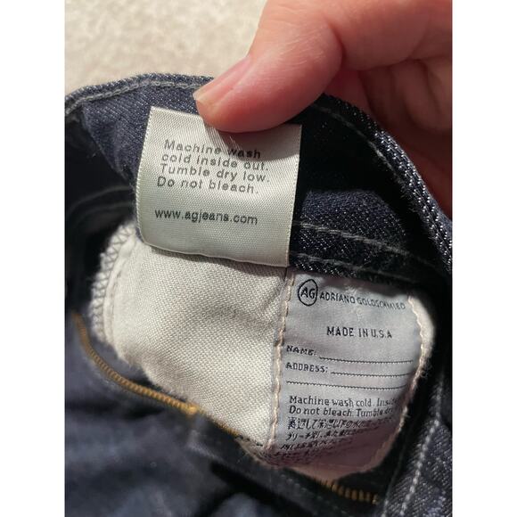 AG Adriano Goldschmied Mens Actual Size 32x28 Protege Straight Leg Jeans Blue - Picture 11 of 11